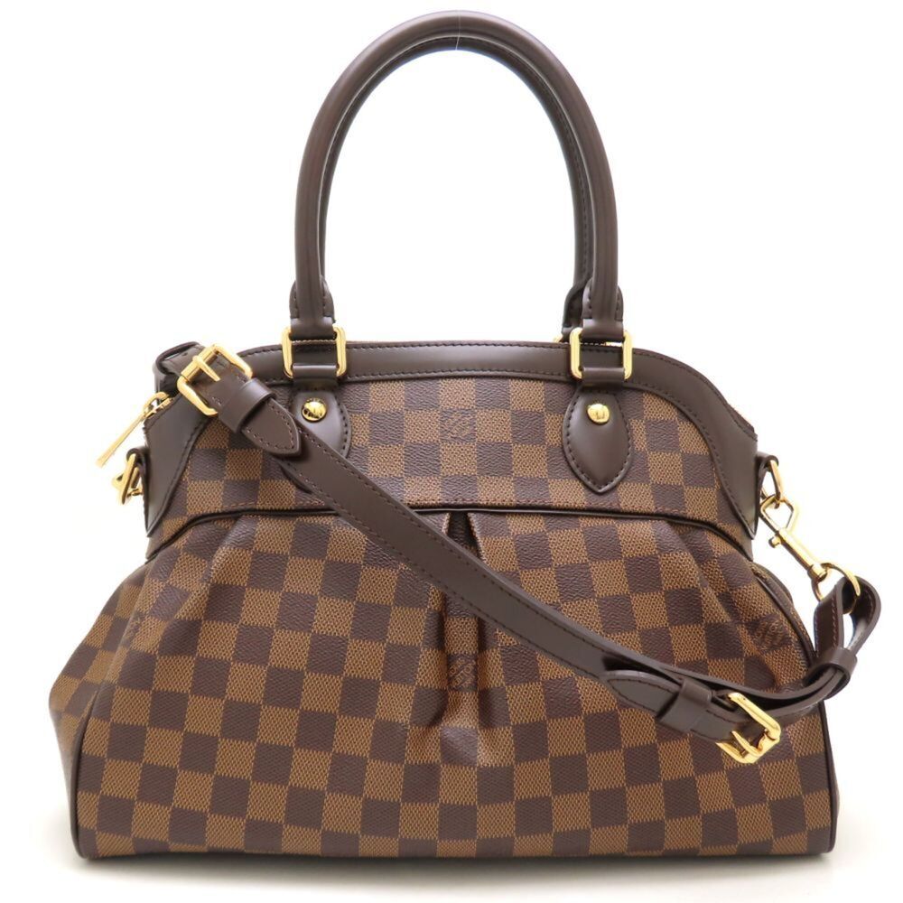 LOUIS VUITTON Damier Trevi PM N51997 2-Way Handbag Ebene Women's 353529